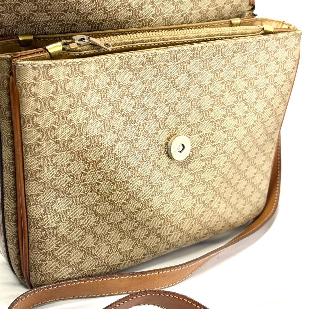 Rare Popular CELINE Macadam Pattern Shoulder Bag … - image 15