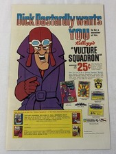 1970 Kellogg's DICK DASTARDLY Vulture Squadron ad page ~ Wacky Races