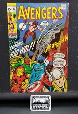 Avengers #80 Raw VG/FN Buscema Cover 1st App Red Wolf Thor Scarlet Witch '70