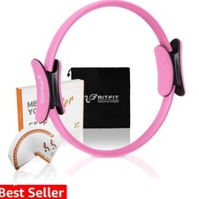 Pilates Ring Circle - 14 Inch Magic Fitness Circle for Toning Inner  Outer T...