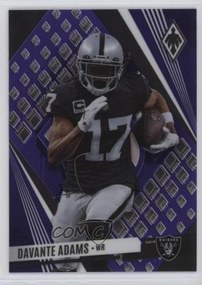 2023 Panini Phoenix Purple SP Variation 80/99 Davante Adams #88 4xw