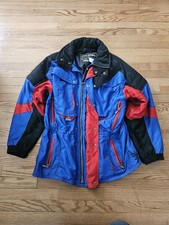 Vintage Spyder Coat Men Red Blue Thinsulate L...