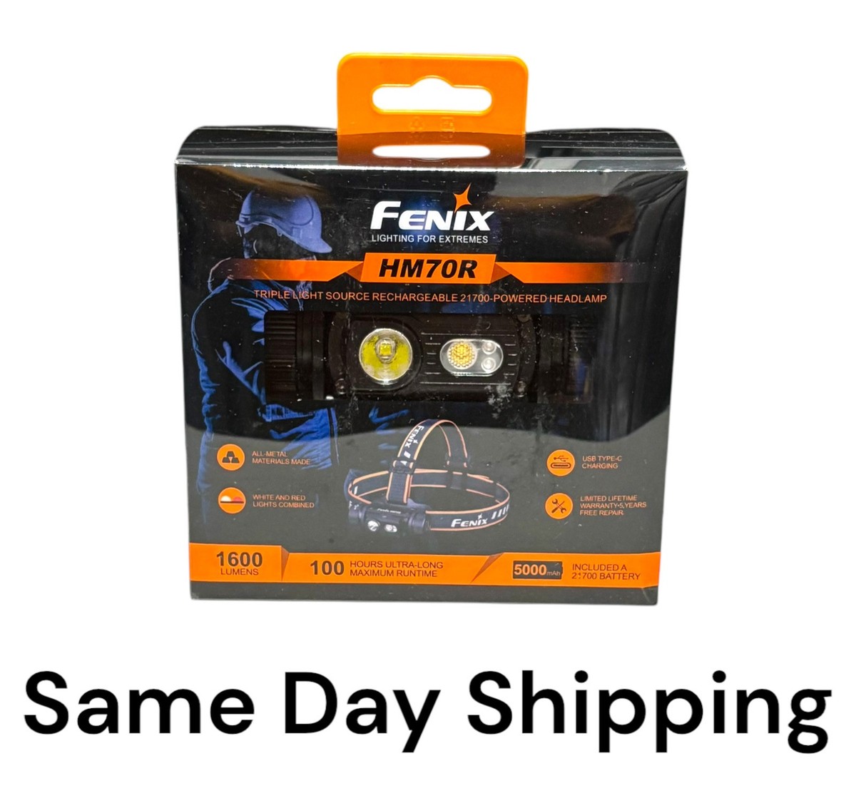 Fenix HM70R ヘッドランプ 1600ルーメン Amazon.com: Fenix HM70R Headlamp, 1600 Lumen USB-C