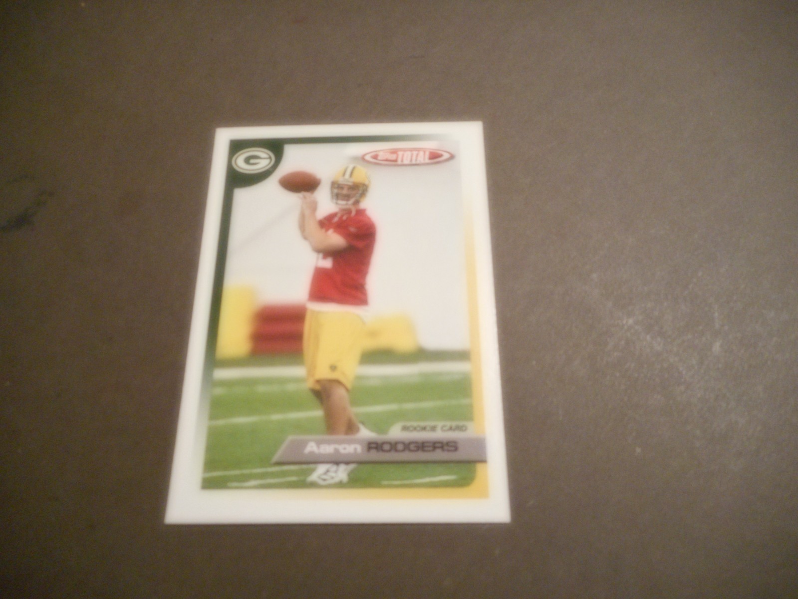 Aaron Rodgers 2005 Topps Total Rookie #483 Green Bay Packers Pittsburgh Steelers