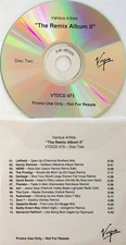 THE REMIX ALBUM II Disc 2 PROMO CD (David Bowie, Depeche Mode, Prodigy etc)
