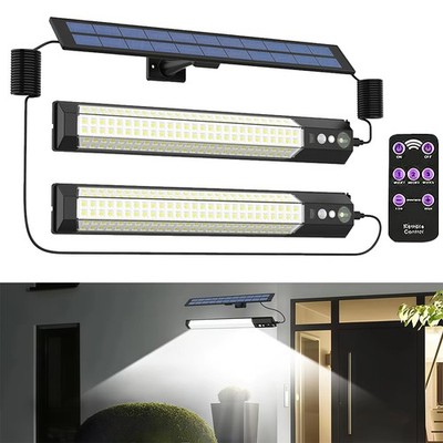 316 LED Solarlampen für Außen Solarleuchte Solar Wandleuchte mit Bewegungsmelder
