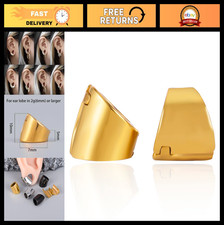 2PCS Stainless Steel Ear Weights Plugs - 6mm  8mm Gauges, Body Jewelry Stretche