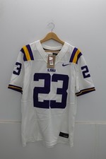  120 NWT Men's Nike LSU Tigers 23 White Jersey Sz Medium M