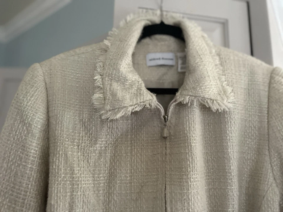 Chaqueta para mujer Alfred Dinner Tween color crema talla 16 Foto 2 de 3