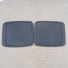 Universal Rubber All Weather Floor Mats Set Of 2 Universal Rubber All Weather Floor Mats Set Of 2