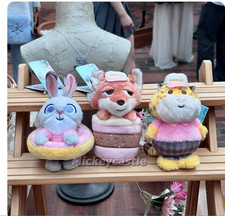 Authentic 2025 Disney Zootopia 2 small plush keychain HK Disneyland 3 Styles
