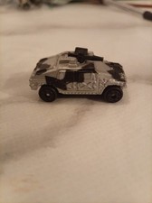 Vintage 2001 Hasbro Micro Machines Military Humvee Silver Camo Extreme Attack