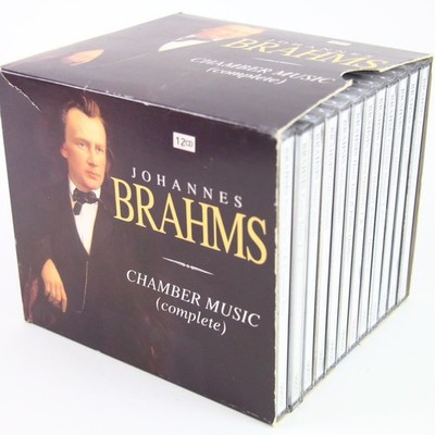 Music Musik Album CD Johannes Brahms   Chamber Music (Complete) 12 x CD Box Gut