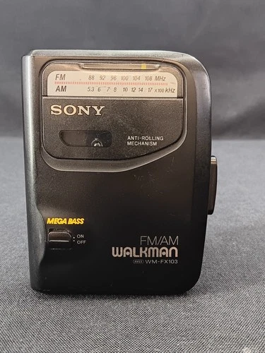 Sony Walkman WM-FX103 AM/FM Cassette Player Mega Bass Tested Works