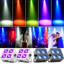 Rechargeable Stage Par Light Wireless APP RGBWA UV Uplights DMX Battery 5200mAh