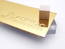 Acrylic Sheet 1/8" Gold Mirror 1300