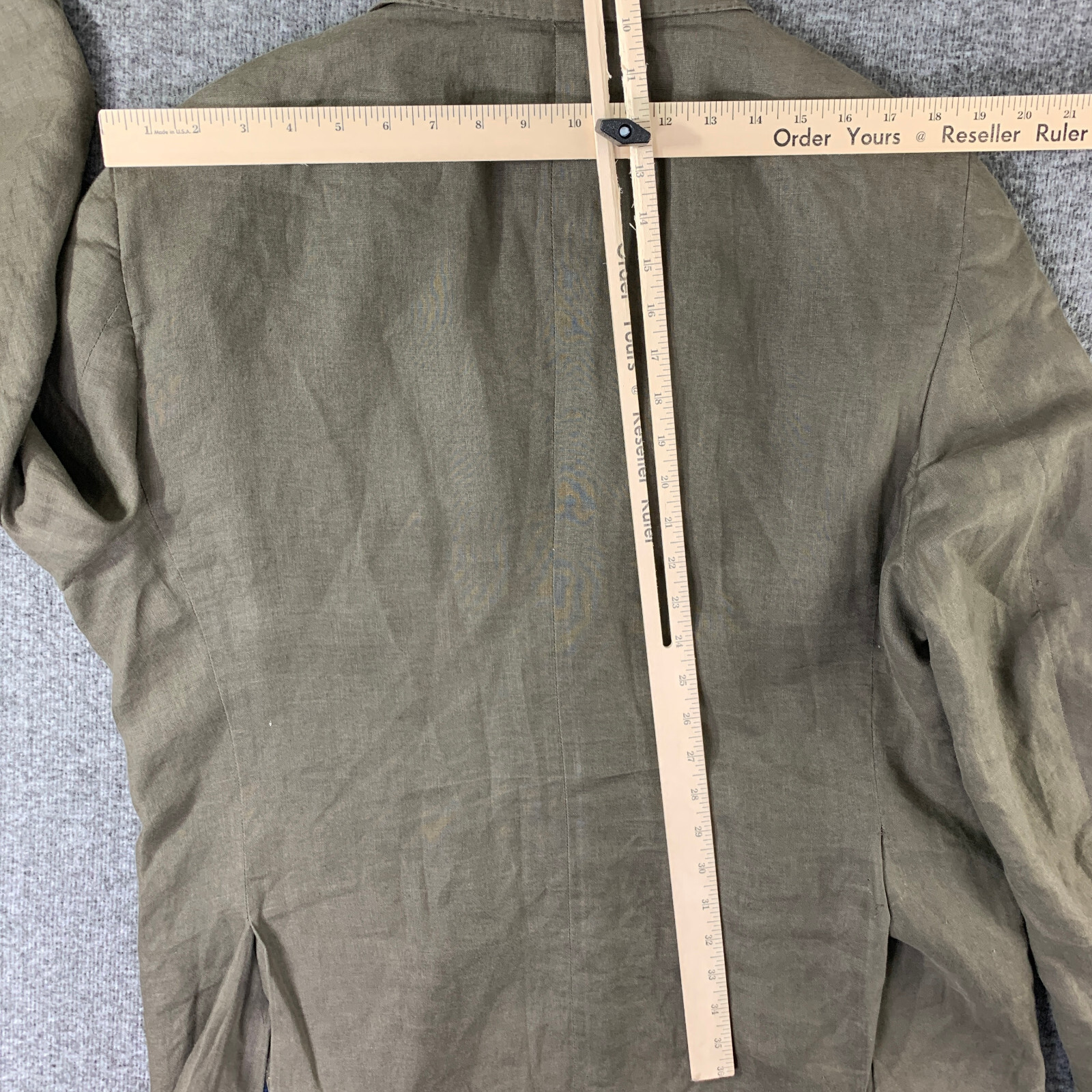 Robert Talbott Blazer Jacket Men Large 100% Linen… - image 15