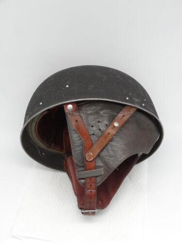 VTG Swiss Army Military Motorcycle Condor Helmet Helm Liner & Chinstrap Size B