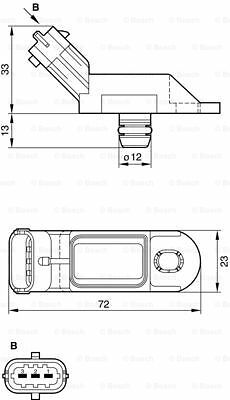 BOSCH 0 261 230 216 Sensor, fuel pressure - Bild 7 von 10