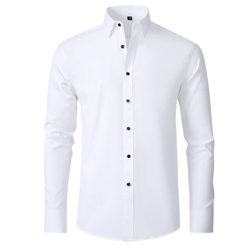 slim fit casual dress shirts goTIELESS Ultimate Dress Shirt (Army Green)