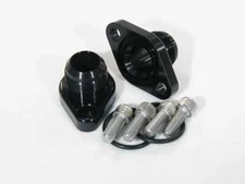 Meziere 16 An Black Remote Water Pump Adapter Big Block Chevy 2 Pc P/N Wp8016ans