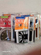 COLLEZIONE OROLOGI LOTTO  N . 6 FASCICOLI CON OROLOGI SIGILLATI DE AGOSTINI