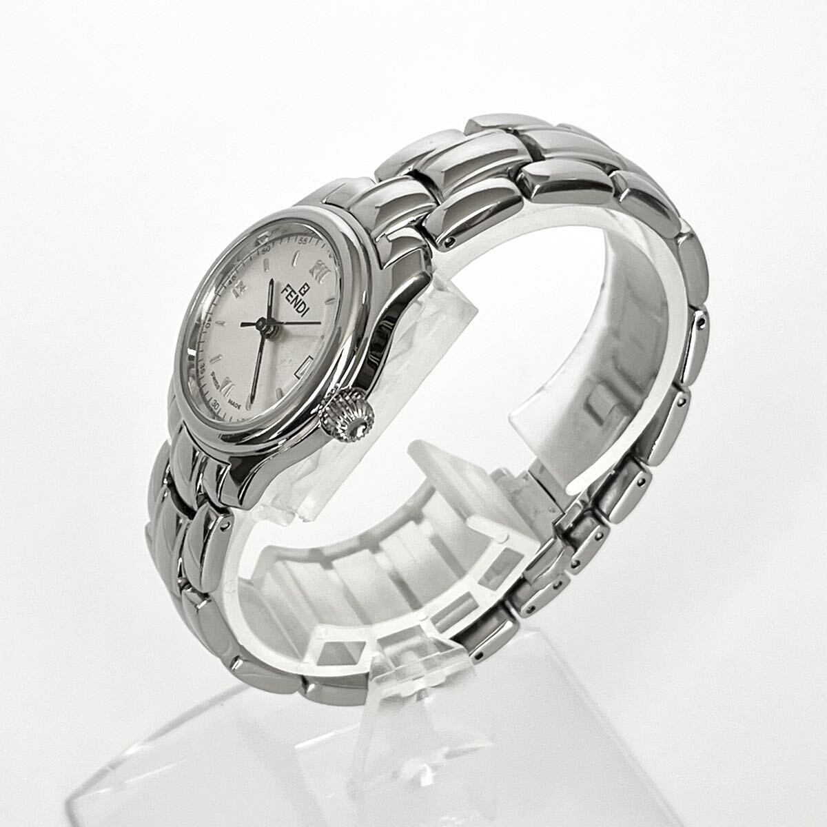 Fendi 210L Ladies Watch Battery Silver Dial S1705 Auth | eBay Fendi 210L Ladies Watch Battery Silver Dial S1705 Auth | eBay