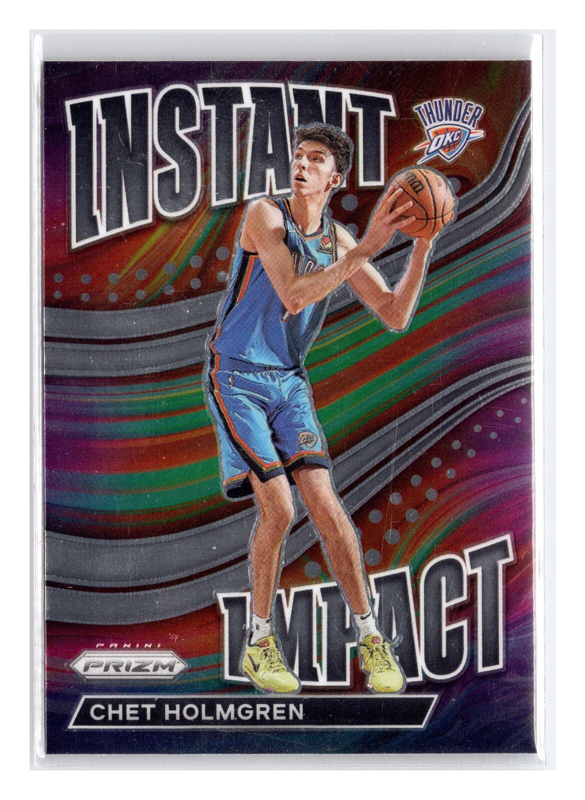 Chet Holmgren 2022-23 Panini Prizm Instant Impact Rookie RC #2 🔥 OKC Thunder