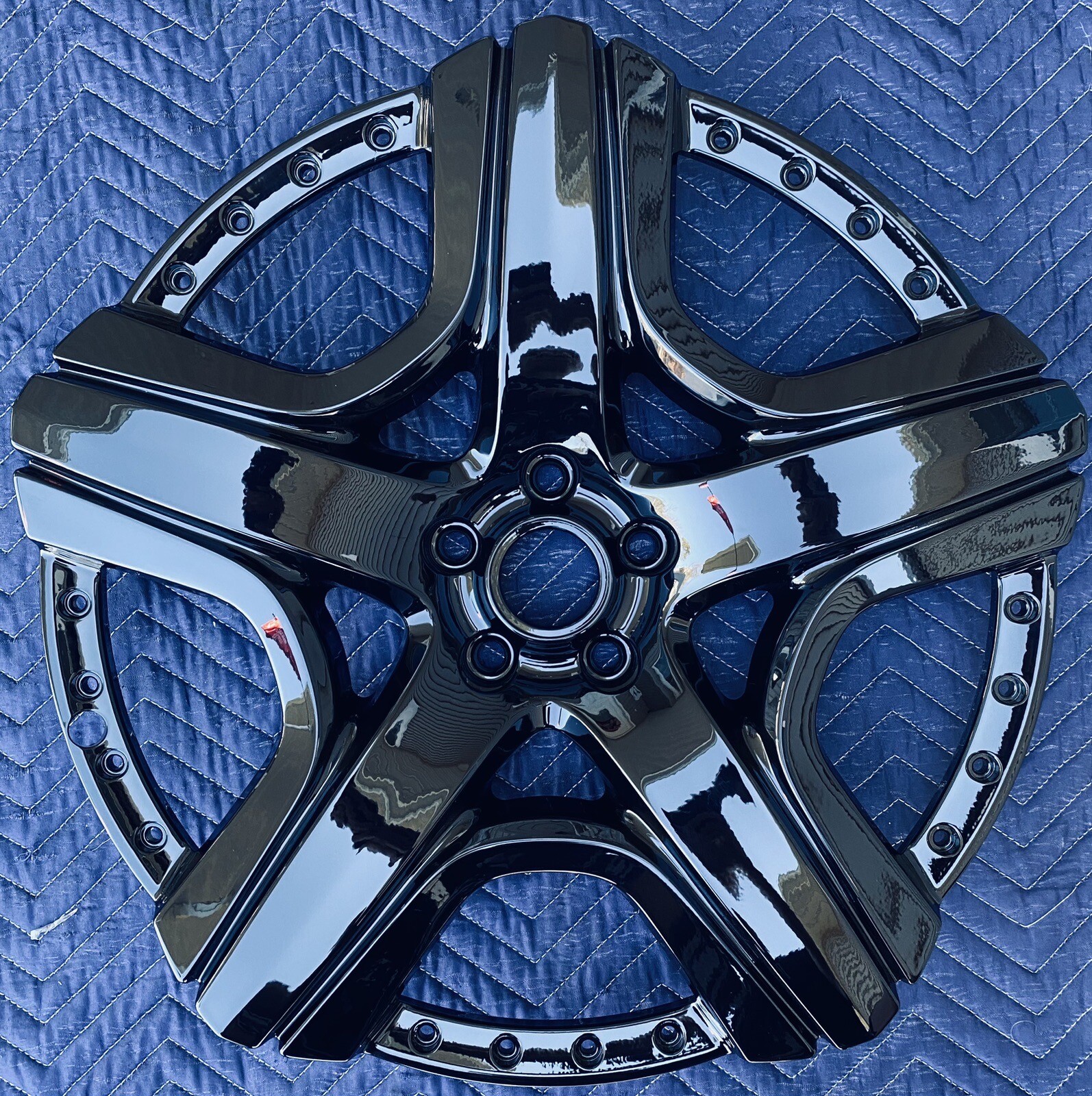 OEM Bentley Continental Wheel Face for 21” Mulliner GT GTC Supersports Black BBS