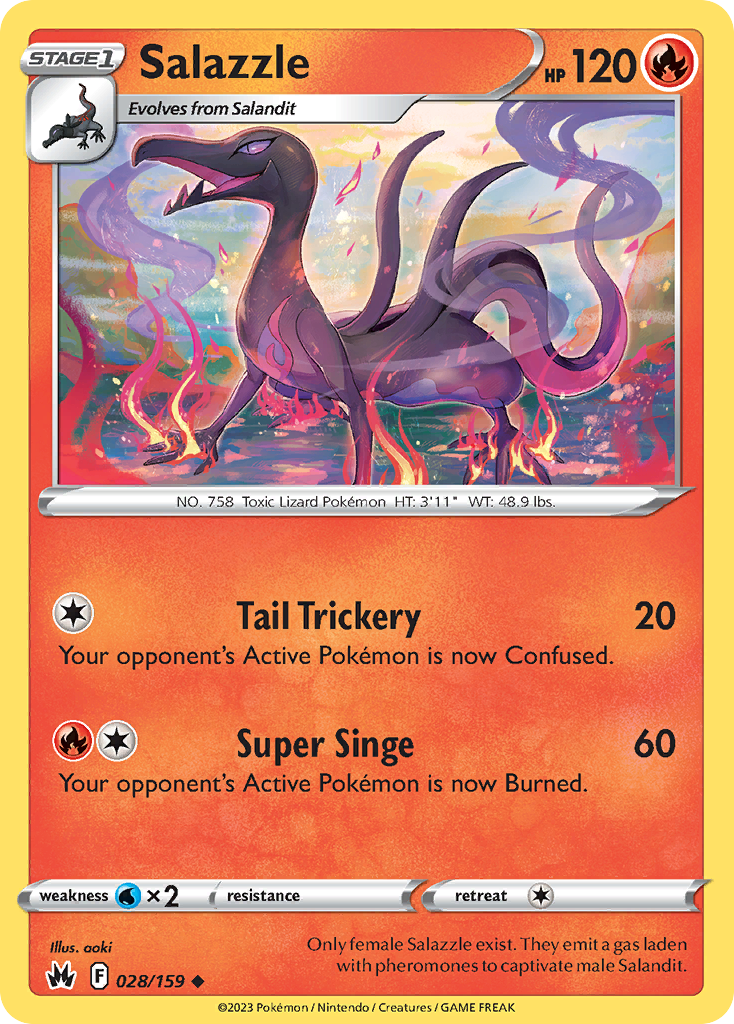 pokemon card salazzle Pokemon - Sun & Moon - Guardians Rising - Salazzle