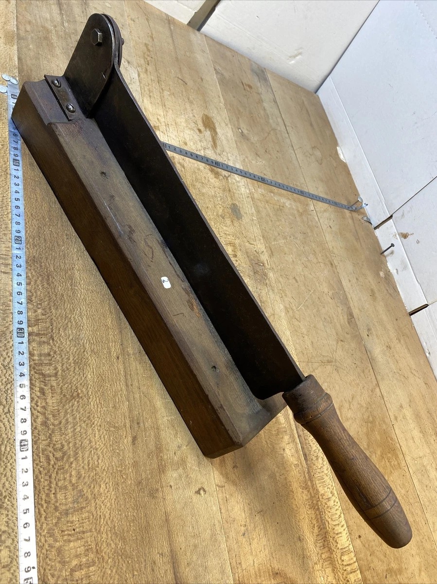 Ancien Coupe-pain N°6 Voll En Bois Et Métal – Super Look Vintage Pour La Déco De Cuisine