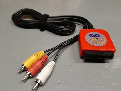 Atari Jaguar 6ft. AV Composite Sterio RCA Card Edge Cable | eBay