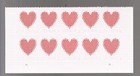US Scott # 5431 MADE OF HEARTS (2020) Plate Block strip 10 MNH FOREVER  BELOW FV — photo 1