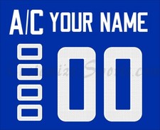 WCH Team Finland Customized Number Kit For 2016 Blue Hockey Uniform