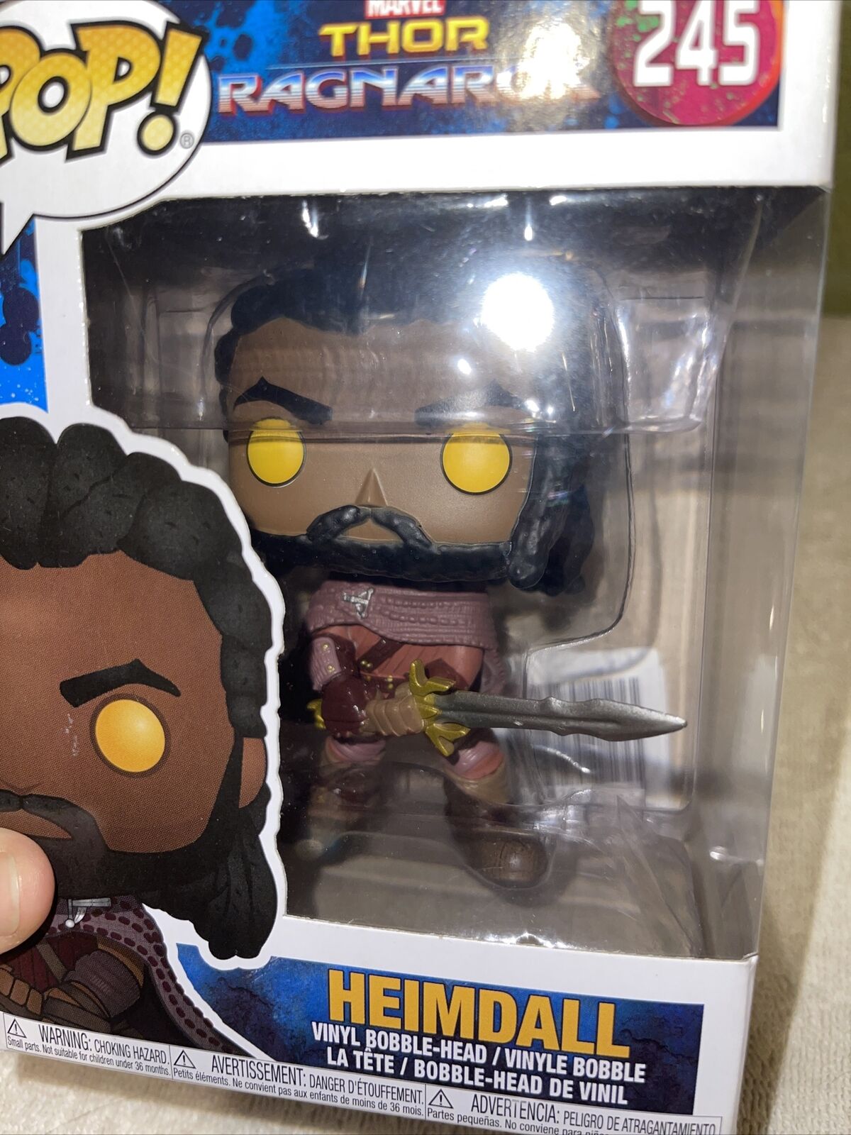 Funko Pop! Marvel Thor Ragnarok Heimdall 245 Original Colecionavel - Moça  do Pop - Funko Pop é aqui!