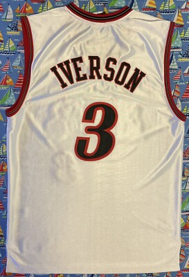 Authentic Vintage Reebok NBA Philadelphia 76ers Allen Iverson