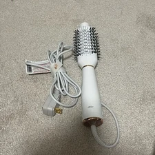 NEW T3 Airebrush Duo Blow Dry Brush White Round Brush Styler condition as show