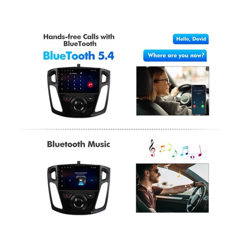 2+32G 9-inch Android 12 Car Stereo for Ford Focus 2012-2018 IPS Touchscreen S... - Bild 3 von 6
