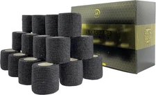 (24-Pack) 2” x 15' Disposable Cohesive Bandage Tattoo Grip Wrap Self Adhesive