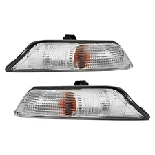 2PCS Parking Turn Signal Lights Lamps W/Bulbs For Ford Mustang 2015 2016 2017