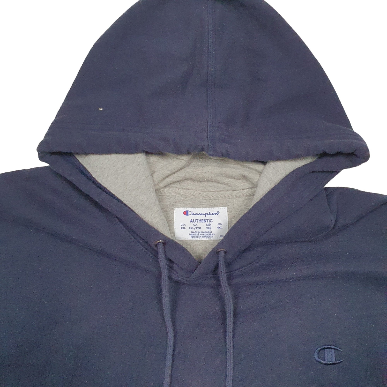 CHAMPION Hoodie Cotton Jumper Sweatshirt Mens XXL image 2