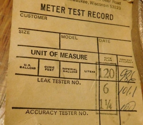 Badger Meter 2" RCDL 120 Recordall Model 120 33626-012 in Cubic Feet - Picture 12 of 12