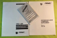 PEAVY CEQ 28R Computer Controlled Graphic Equalizer OPERATING INSTRUCTIONS ! !