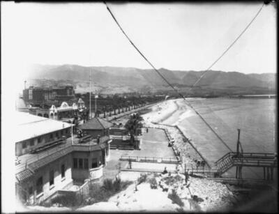 Santa Barbara Bay from the Bath House 1905 California Old Photo