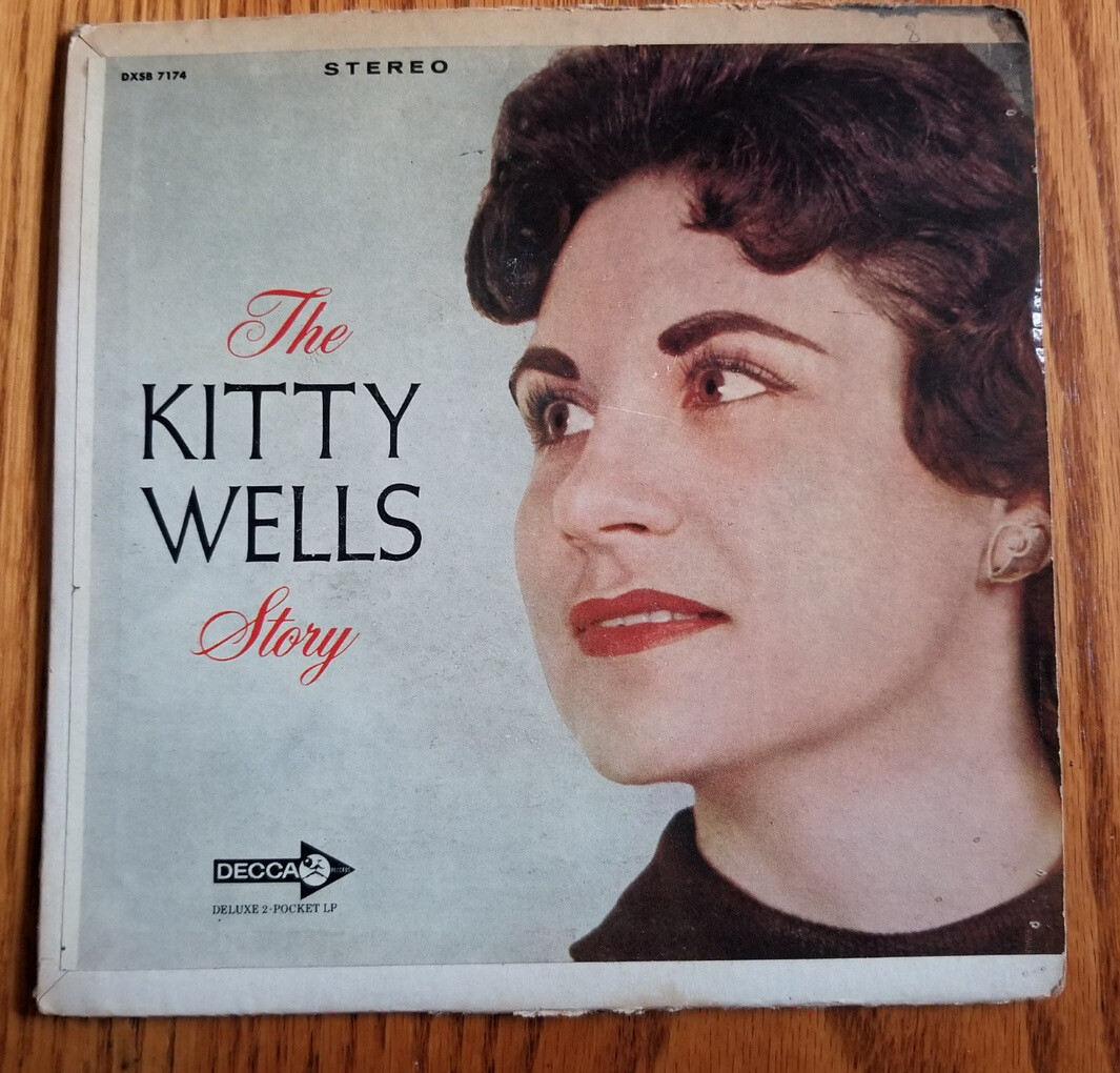 Vintage 7" 33 rpm Kitty Wells The Kitty Wells Story Decca 734181 1963