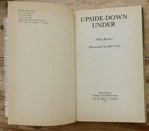 Upside-Down Under de Alida Baxter, Hutchinson Group Australia 1978 - Imagen 2 de 5