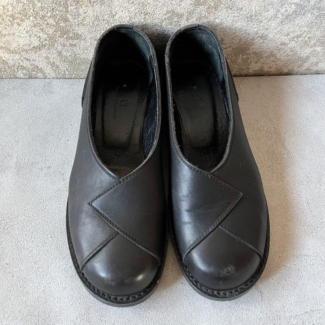 YOHJI YAMAMOTO LEATHER SHOES 日本製 BLACK Yohji Yamamoto COSTUME D' HOMME Leather Shoes Black US About