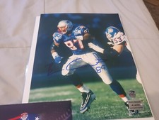 BEN COATES SIGNED 8X10 - PATRIOTS ALUMNI WITH COA