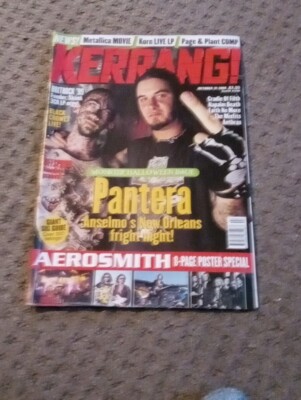  KERRANG NO.723 MAGAZINE OCTOBER 1998 PANTERA COVER UK RARE ISSUE HEAVY METAL 