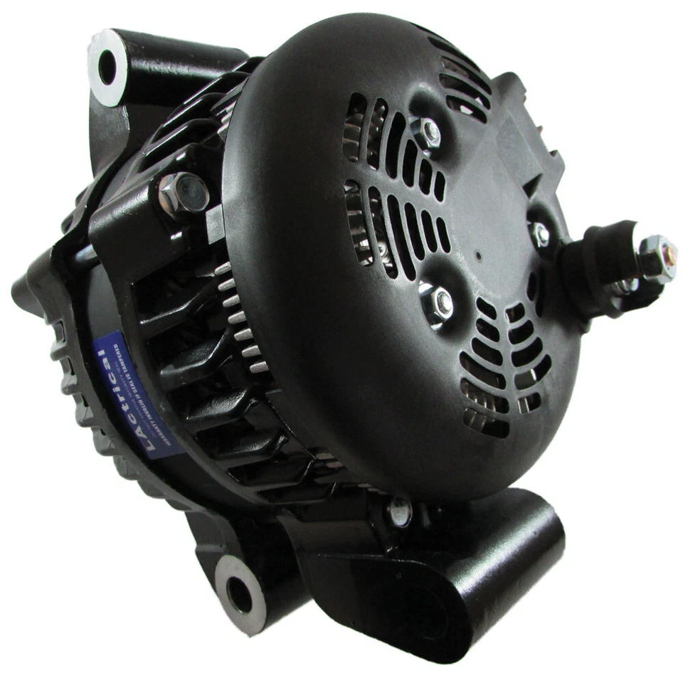 HIGH OUTPUT 350A BLACK ALTERNATOR FOR FORD F250 F350 F450 F550 Powerstroke 7.3L - Image 3 of 4